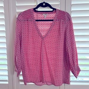 Women’s Joie silk blouse with 3/4 sleeves